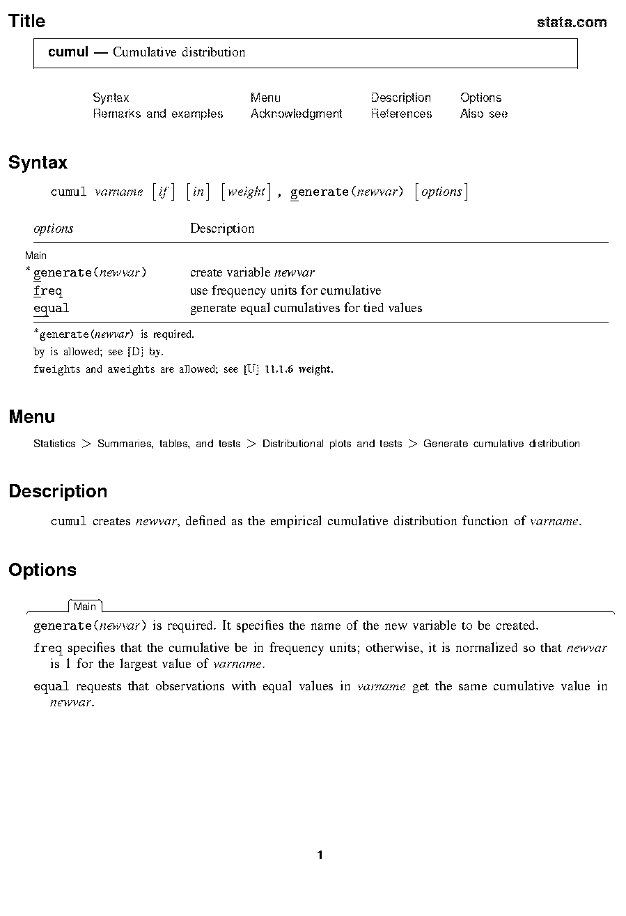 cumulative distribution function example statistics